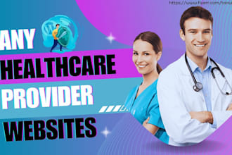 create any healthcare provider website on wordpress