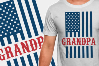 do USA military veteran army patriotic USA flag t shirt design