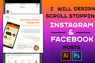 design social media posts for linkedin facebook and instagram