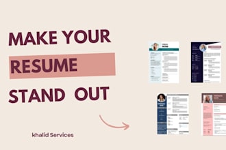 prepare a standout CV in english and french