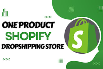 design shopify one product store, shopify dropshipping store