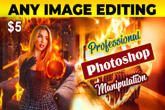 do realistic photo manipulation, retouching and photoshop image editing
