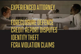draft within 24h your foreclosure defenses and fcra complaints