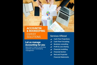 prepare financial statements, including ratio analysis and cash flow statement