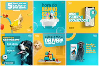 design custom social media posts for instagram and facebook