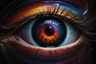 design and create any illustration with stable diffusion ia, hyperrealism