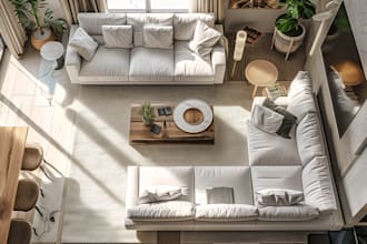 design furniture layout and space planning