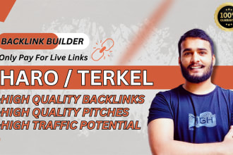 respond to haro or terkel featured queries to get backlinks