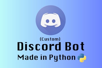 program a custom discord bot in python