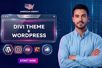 build divi wordpress website as wordpress web developer