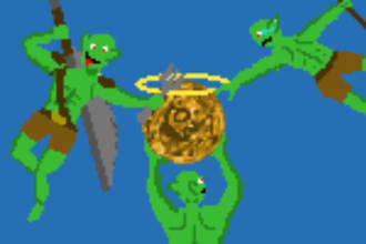 create a short pixel animation