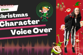 record a christmas holiday elf voice over