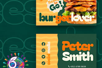 design a creative business card for you
