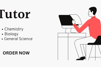 be your chemistry, biology, physics, and science tutor