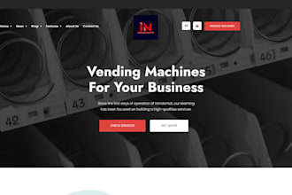 design vending machine website, atm machine website, vending website
