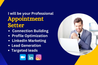 be your appointment setter and linkedin sales manager