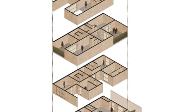 design architecture 3d floor plan in sketchup and rendering
