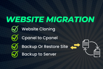 move, transfer or migrate wordpress websites new host, cpanel