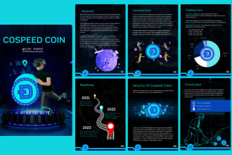 create crypto white paper design, white paper, nft white paper