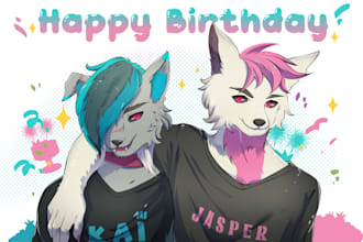 draw your furry characters sfw and nsfw