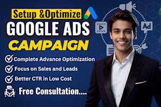 setup google search ads adwords PPC campaign for your business