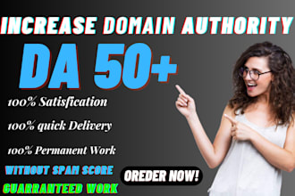 increase moz da, increase da, domain authority with SEO backlinks