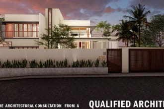 design modern house 3d exterior  interior  floor plan and render