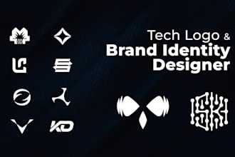 design modern brand identity for tech startups
