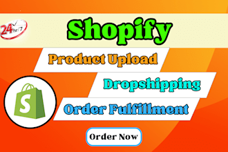 setup shopify store and dropshipping ecommerce store