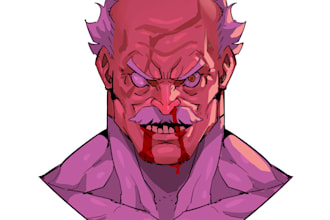 draw bust up character for your pfp or icons with my style