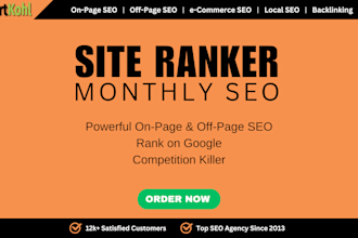 do monthly SEO link building