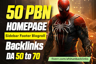 make 50 sidebar footer blogroll homepage backlinks high da