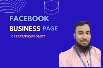 do a responsive facebook page create business page, fan page and cover design