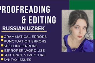 check your grammar, proofread and edit your writing