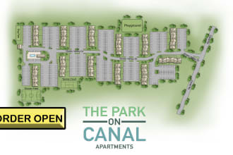 render site plan, property map, plat map, rv map