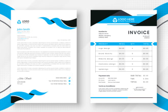 design letterhead, invoice, and stationery in a few hours