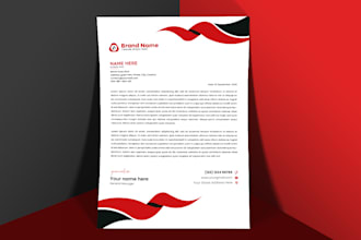 design letterhead, invoice, and stationery for your business