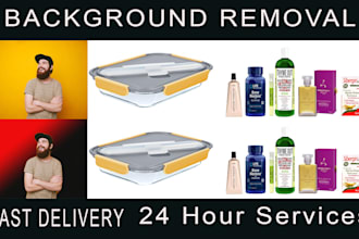 do professional photo editing, delete background from image