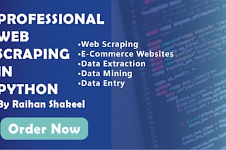do professional web scraping with python