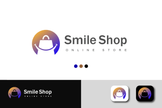 ecommerce logo amazon etsy ebay and shopify dropshipping design