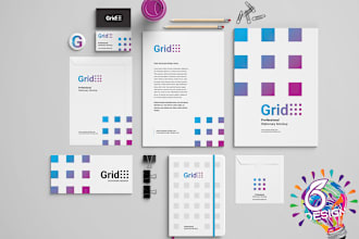 design business card, letterhead, and stationery items