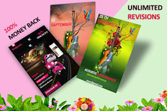 design minimalist flyer for your business