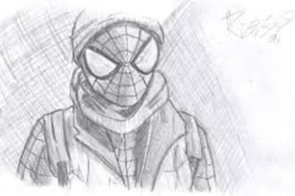 draw pencil sketch design