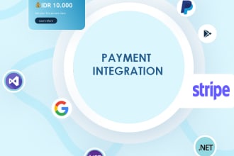 do payment integration with google pay, stripe and paypal
