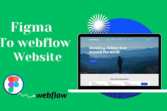 design webflow website or figma to webflow website for your business