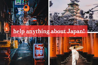 help you with anything related to japan