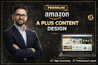 design amazon premium a plus content, ebc, and listing pictures storefront