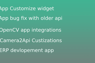 app migration API level 33 and customize camera and esp32 ble