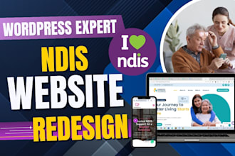 redesign or revamp your ndis wordpress website