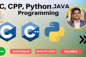 do c, cpp, java, java oop, python tasks and projects